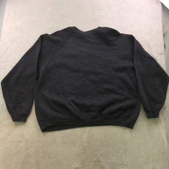 Tultex Womens Sweatshirt Size 2XL Halloween "Boo!" Black Top Crew Neck Casual - Picture 15 of 15